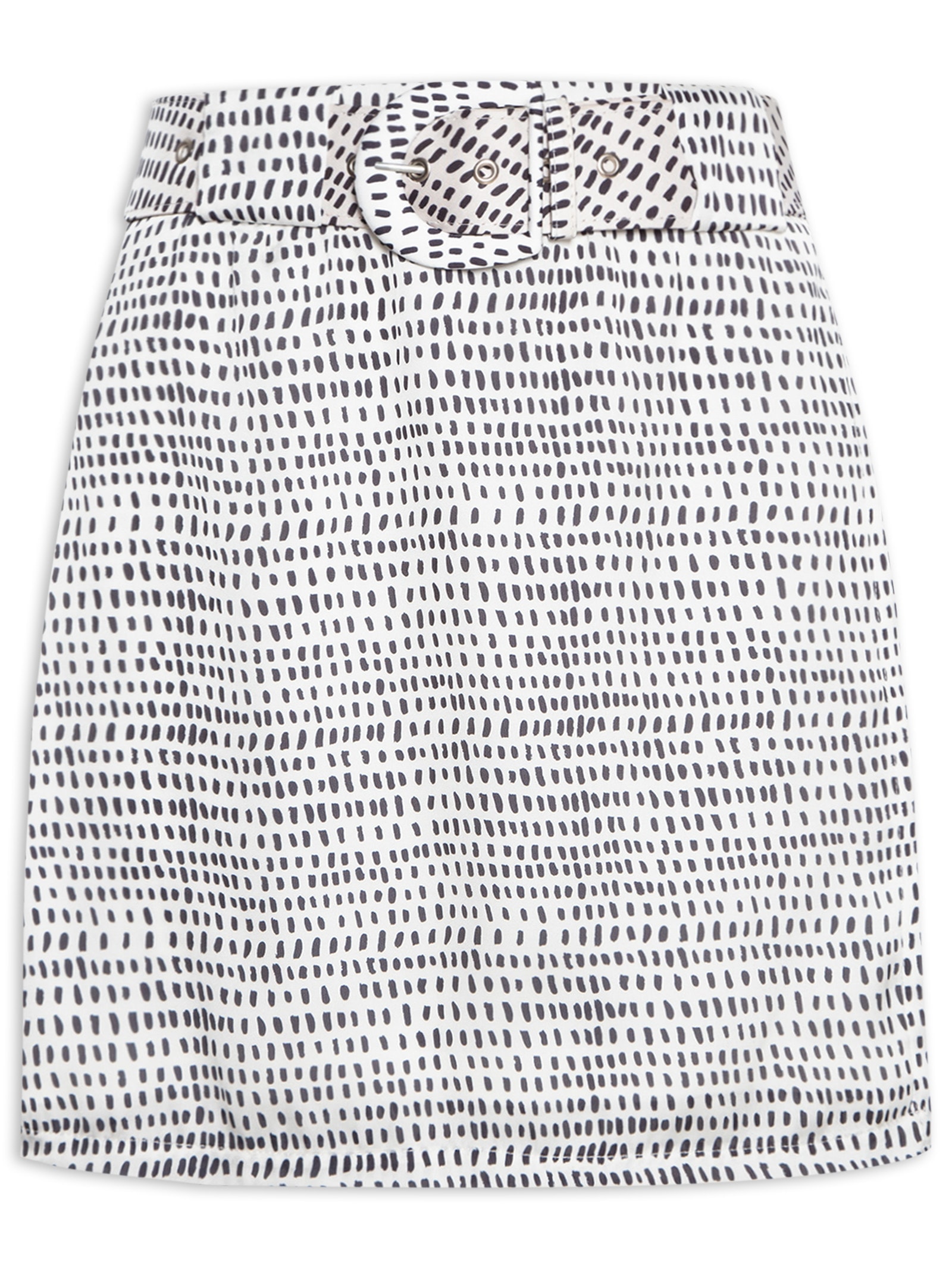 Saia Tecido Chifon Satin Off White Lez A Lez