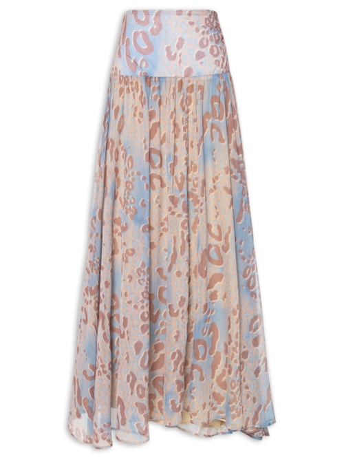 Saia Tecido Transparência – Animal Print