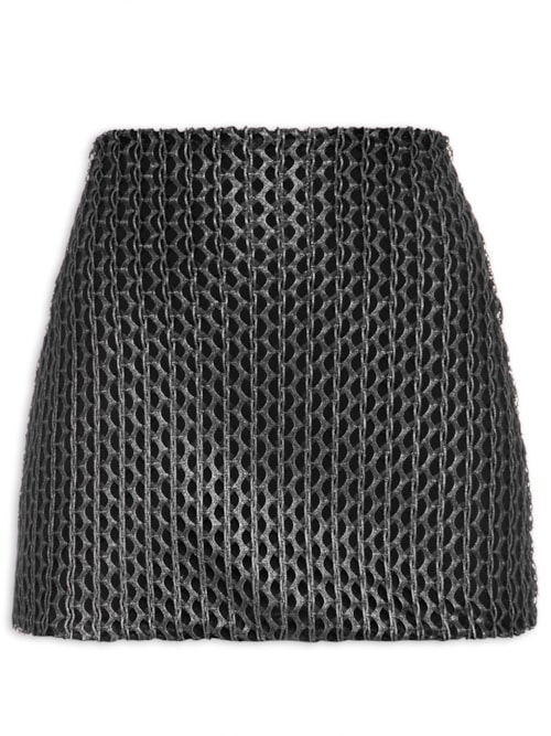 Saia Textura Crochet Craft Foil – Preto