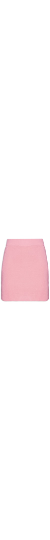 Saia Tricot Curta - Rosa