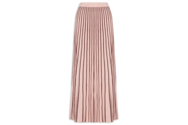 Saia Tricot Listras Floriluz - Rosa