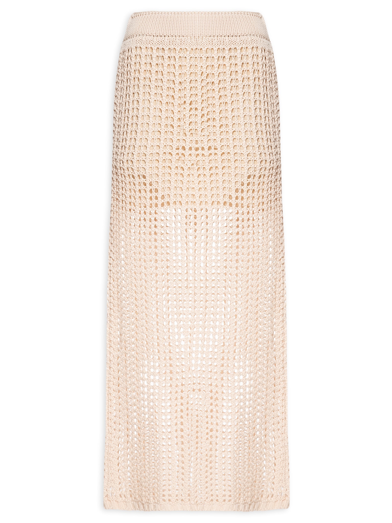 Saia Tricot Longa Bege My Favorite Things