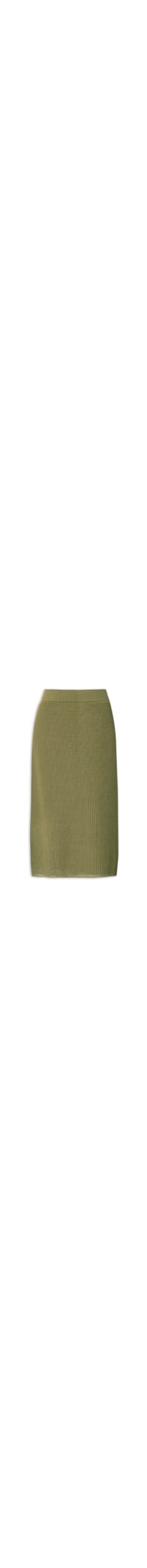 Saia Tricot Midi - Verde
