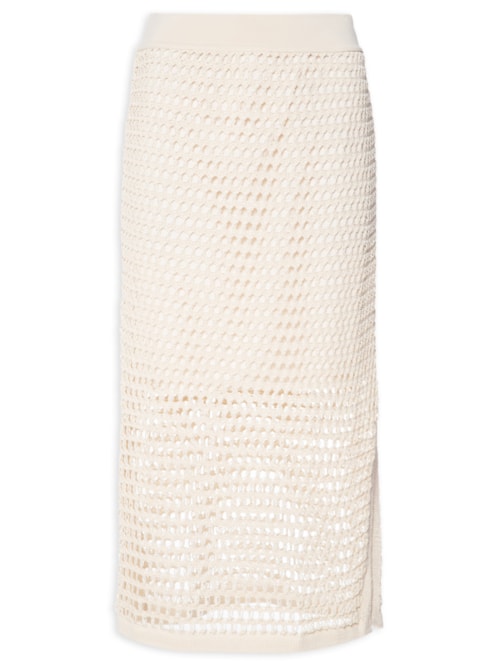 Saia Tricot Ponto Telado – Off White
