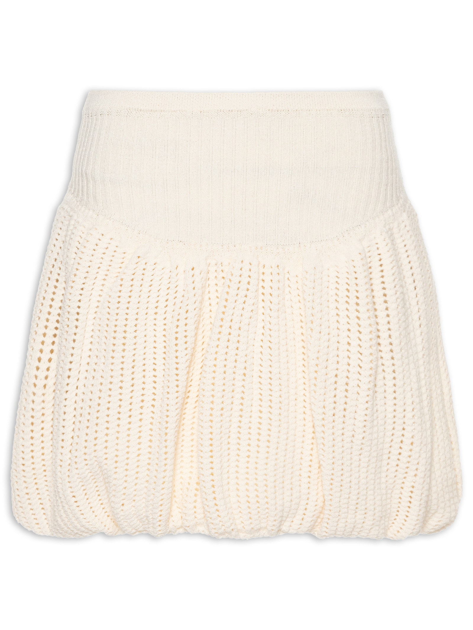 Saia Tricot Telado Off White Farm
