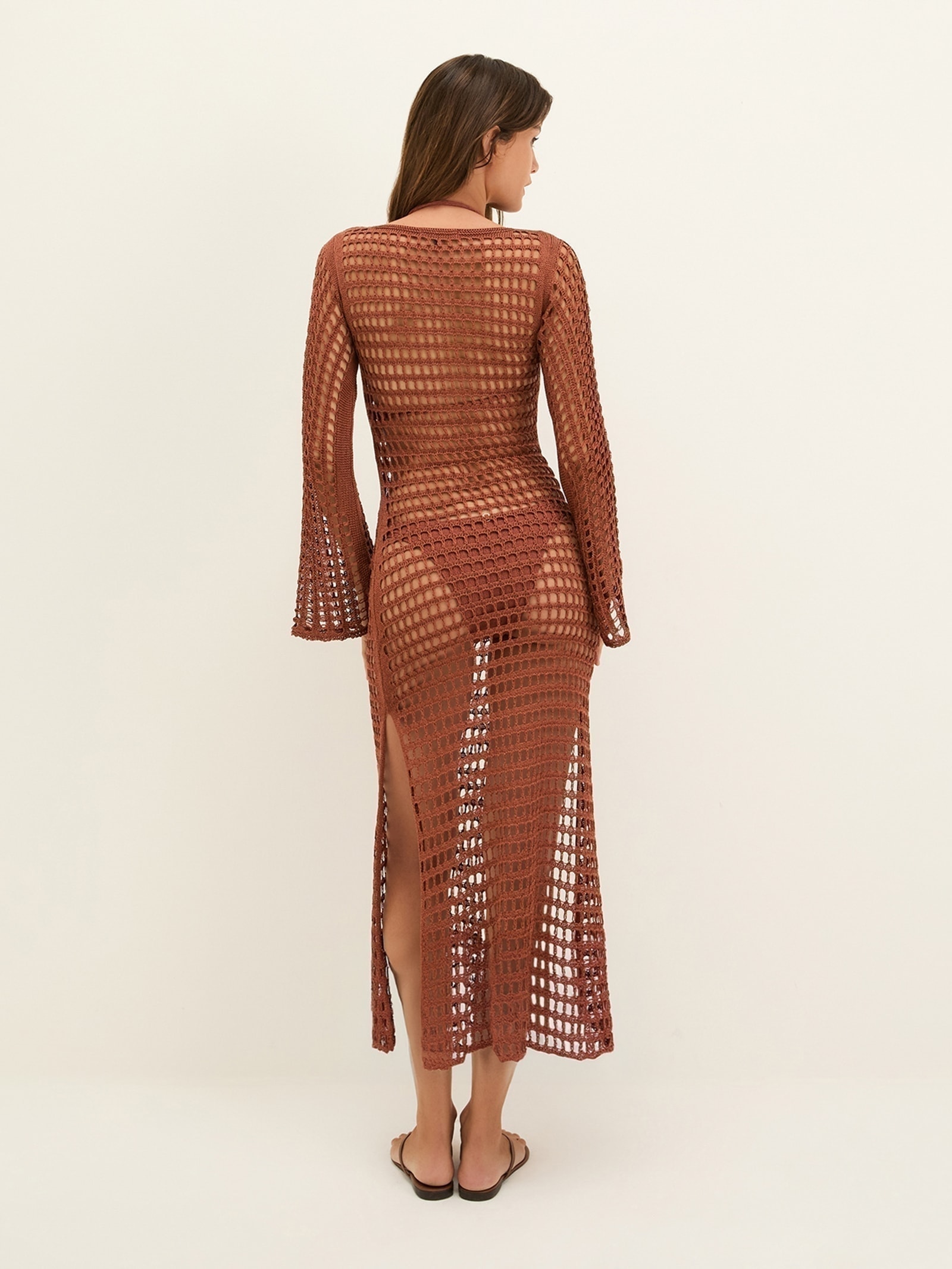 Saída Belle Tricot Marrom Vix