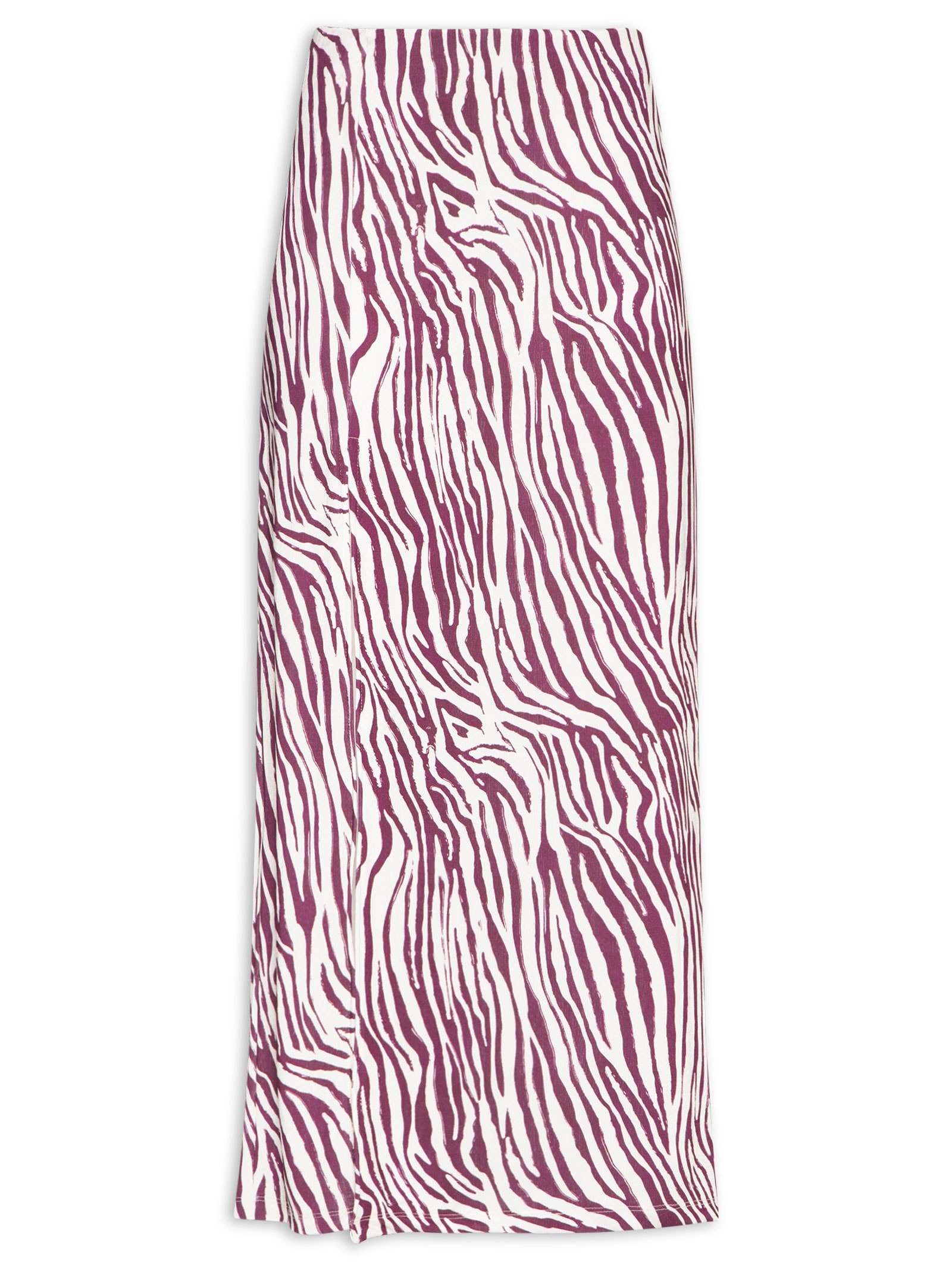 Saída De Praia Com Fenda Estampada Animal Print '2Essential