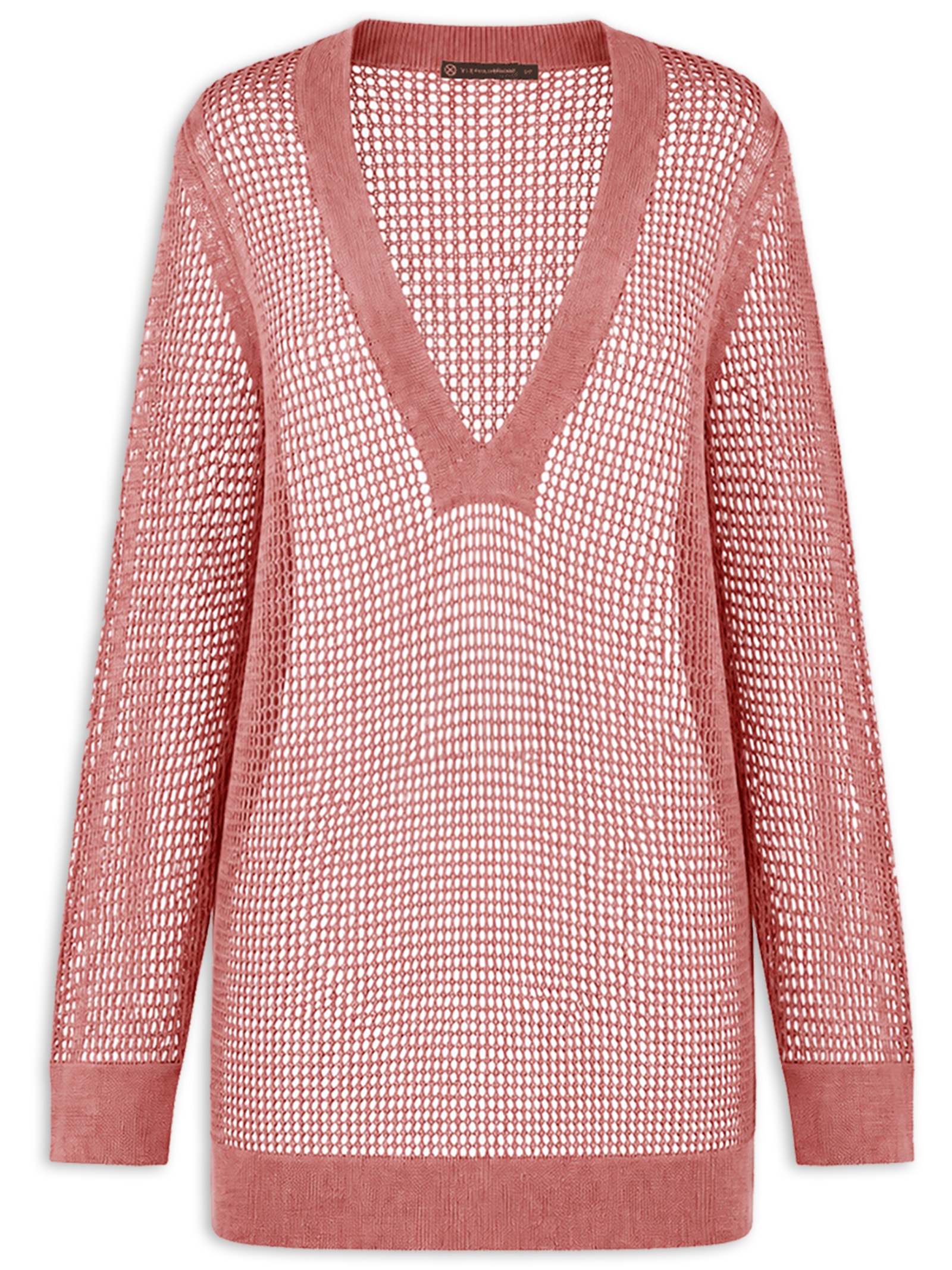 Saída Feminina Ct Nara Tricot Rosa Vix