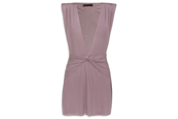 Saída Feminina Curta Cindy - Cinza