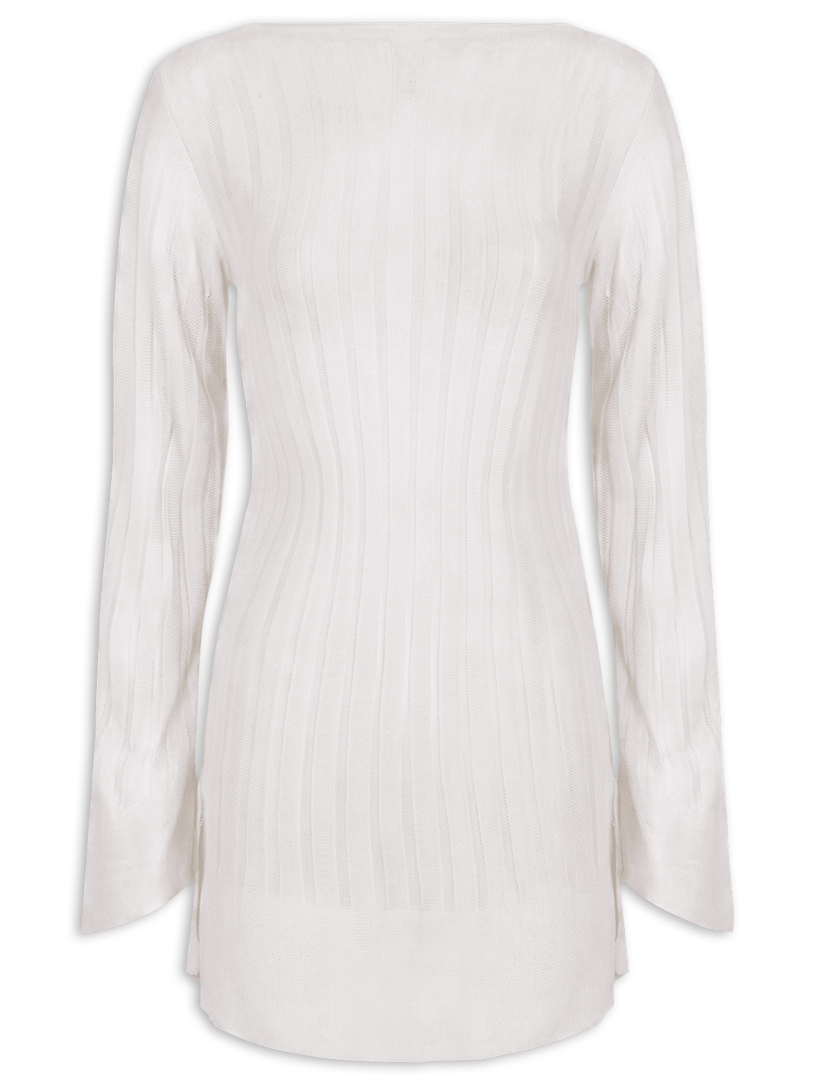 Saída Feminina Curta Estela Tricot – Branco Vix