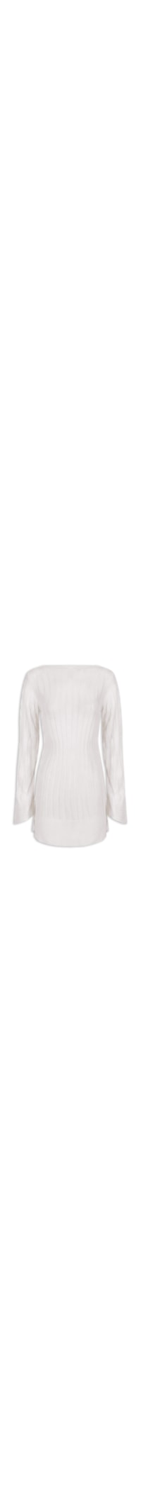 Saída Feminina Curta Estela Tricot – Branco