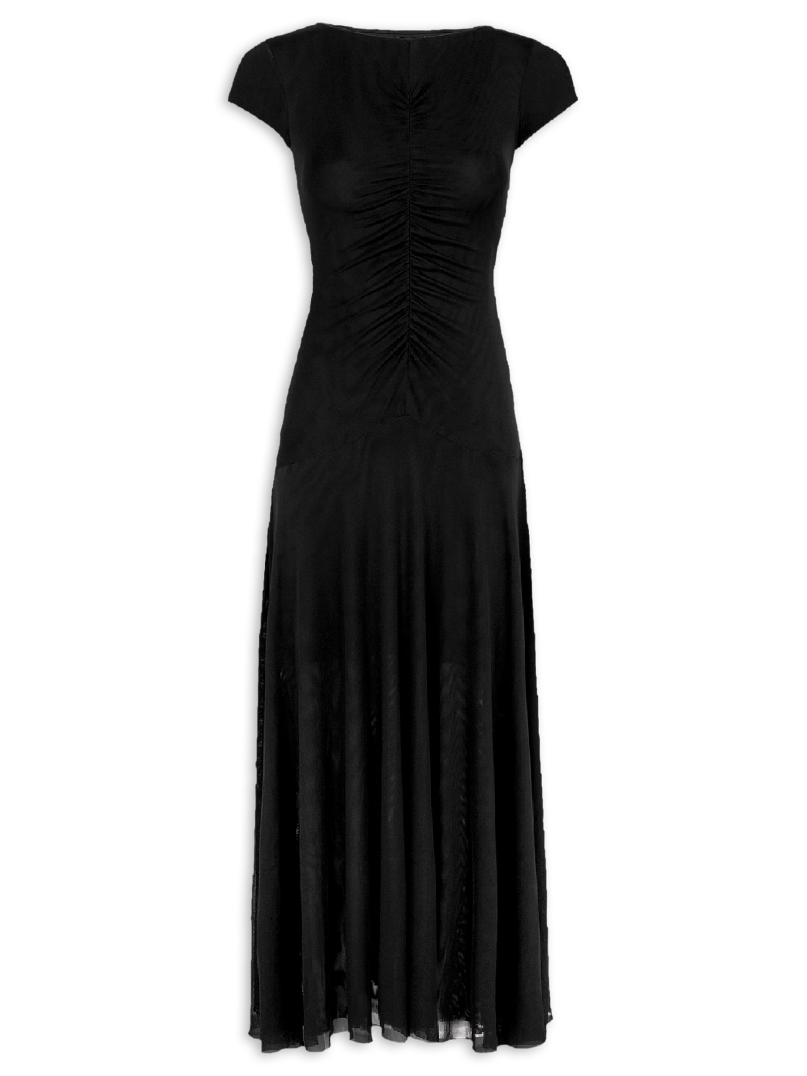 Saída Feminina Longa Lais – Preto Vix