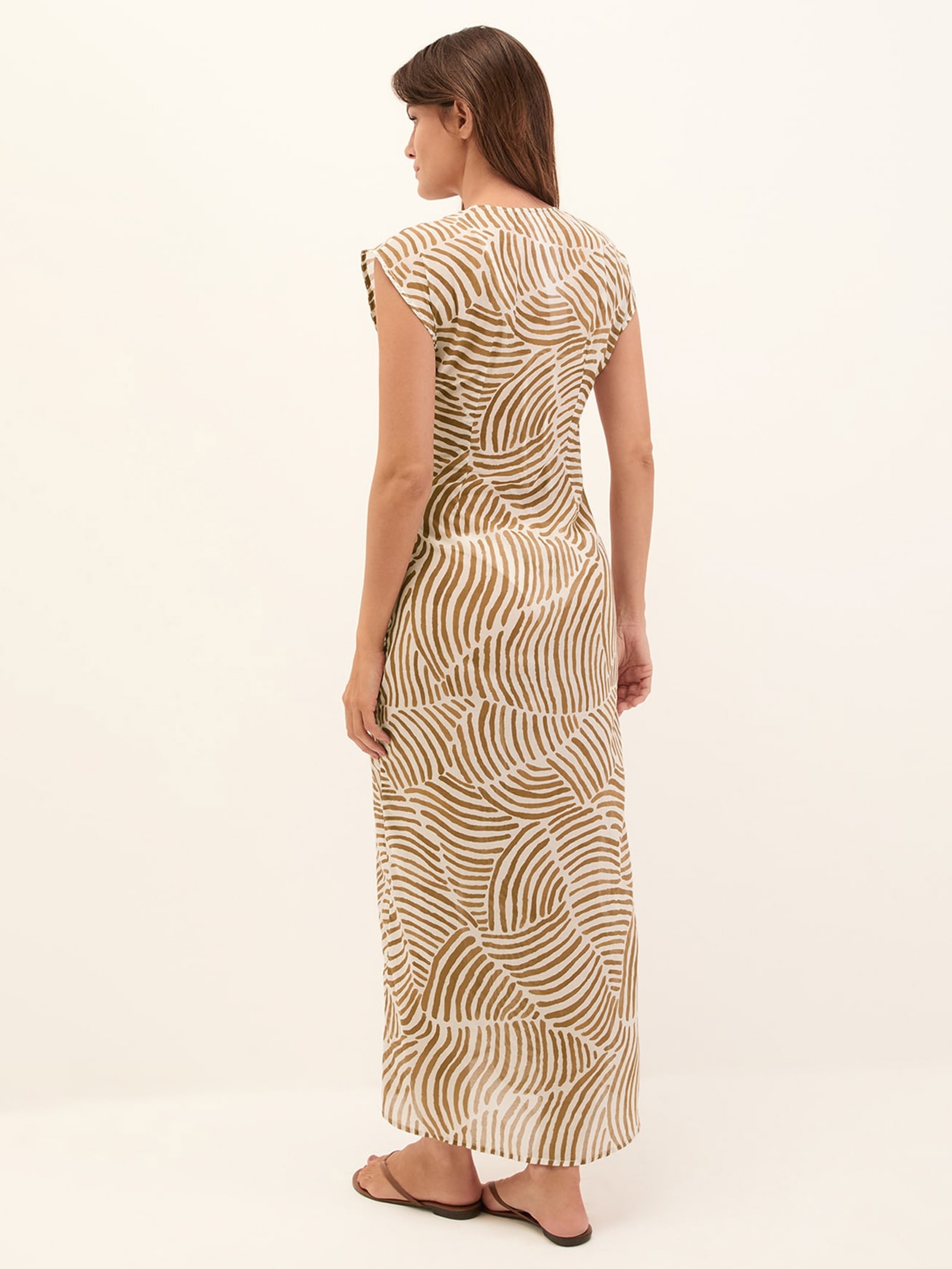 Saída Feminina Longa Sasha Marrom Vix