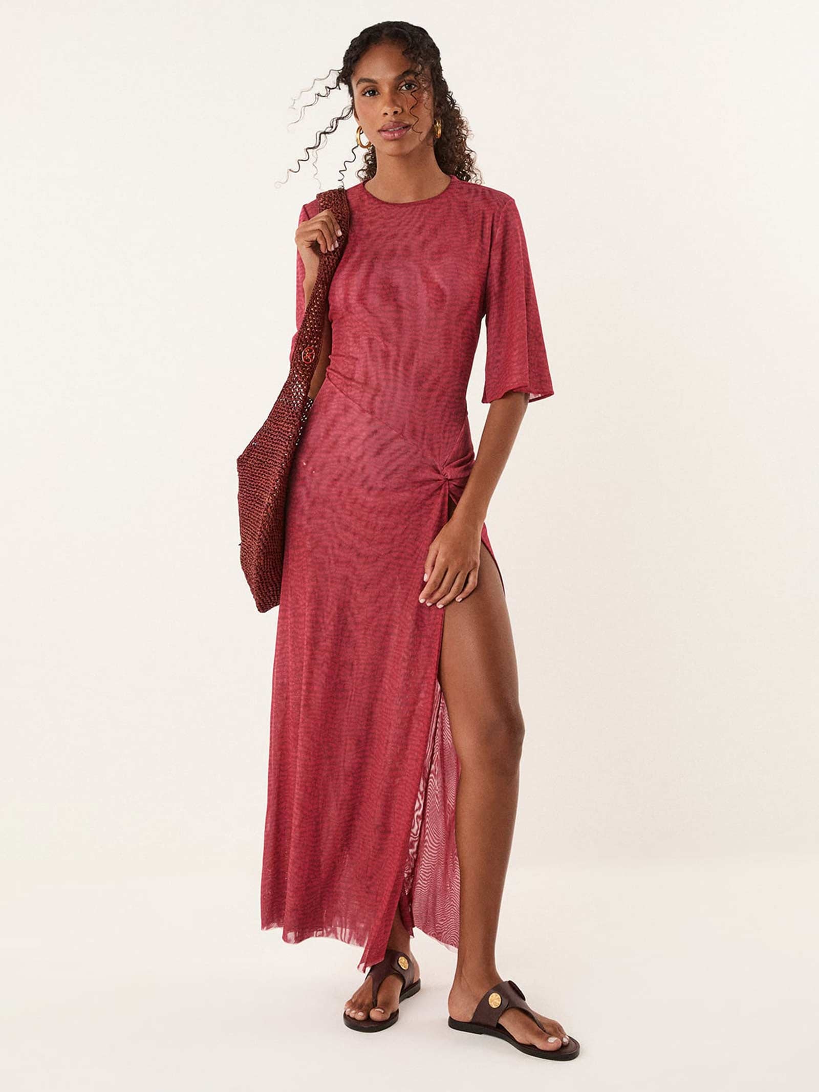 Saída Feminina Longa Sky Rosa Vix