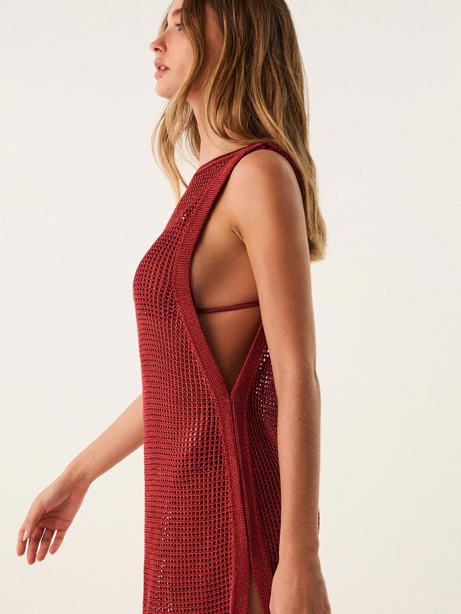 Saída Hanna Tricot Vermelho Vix