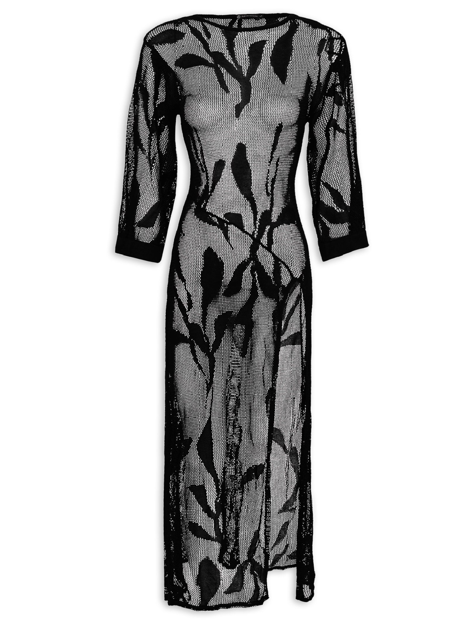 Saída Longa Adara Tricot  – Preto Vix