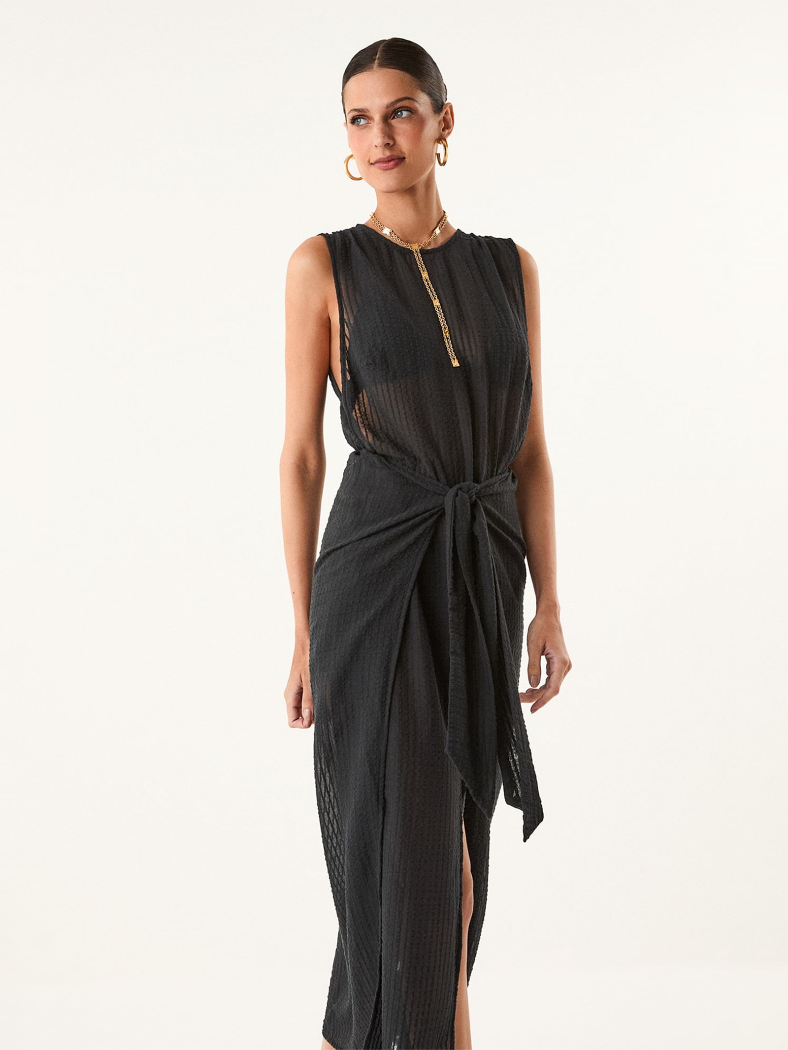 Saída Longa Amina – Preto Vix