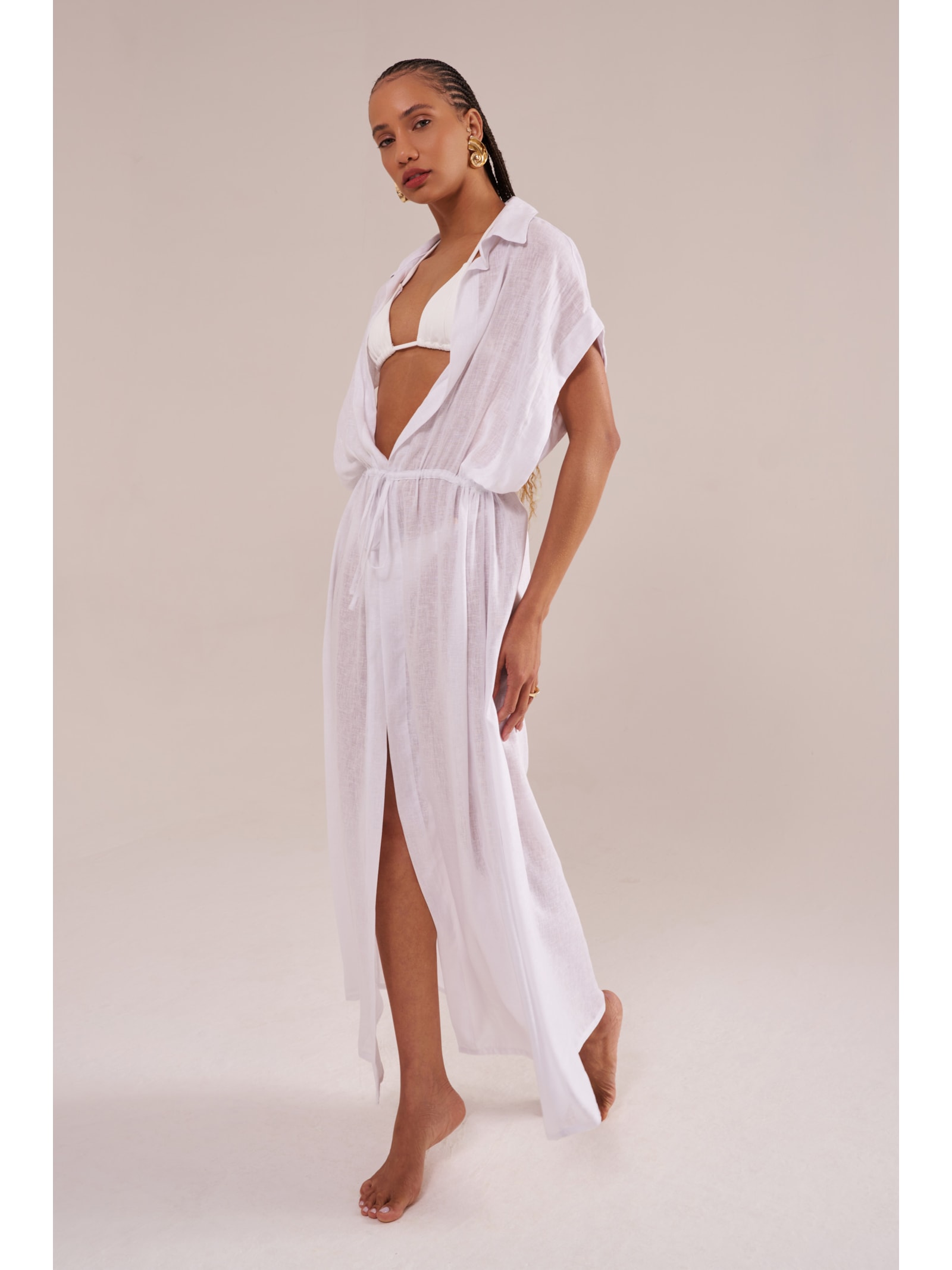 saída longa greta off white Suntime