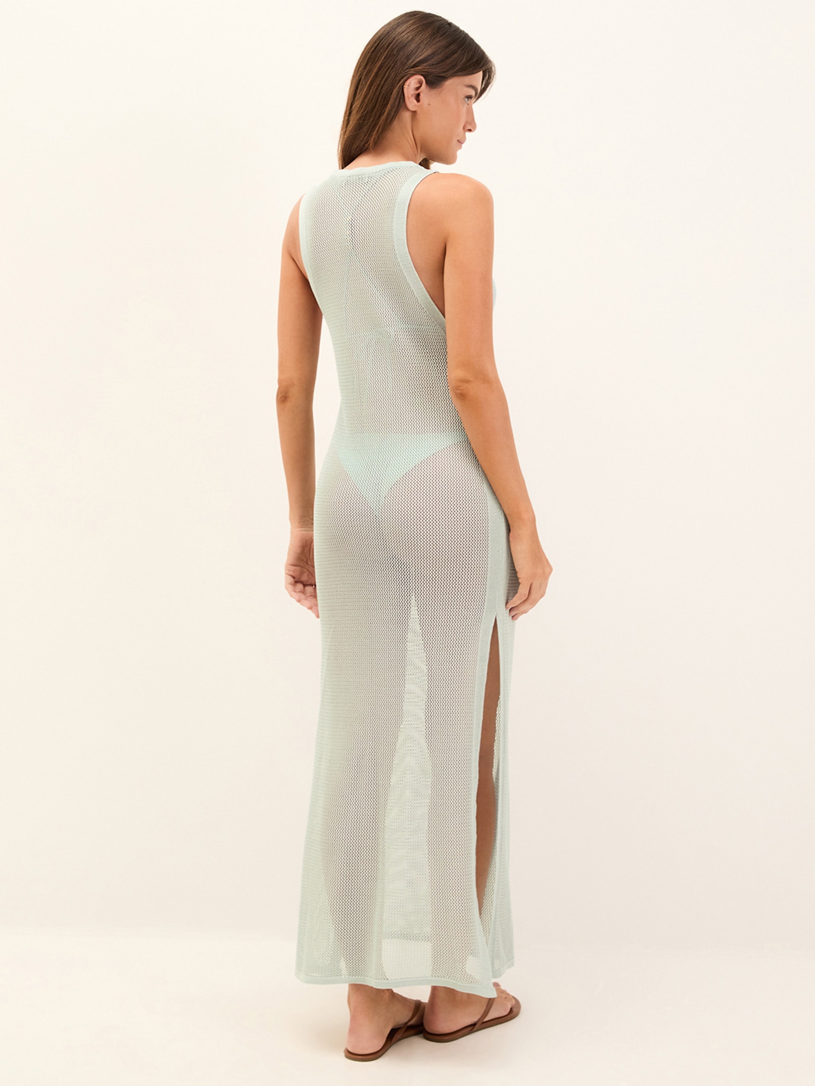 Saída Longa Vilma Tricot Verde Vix