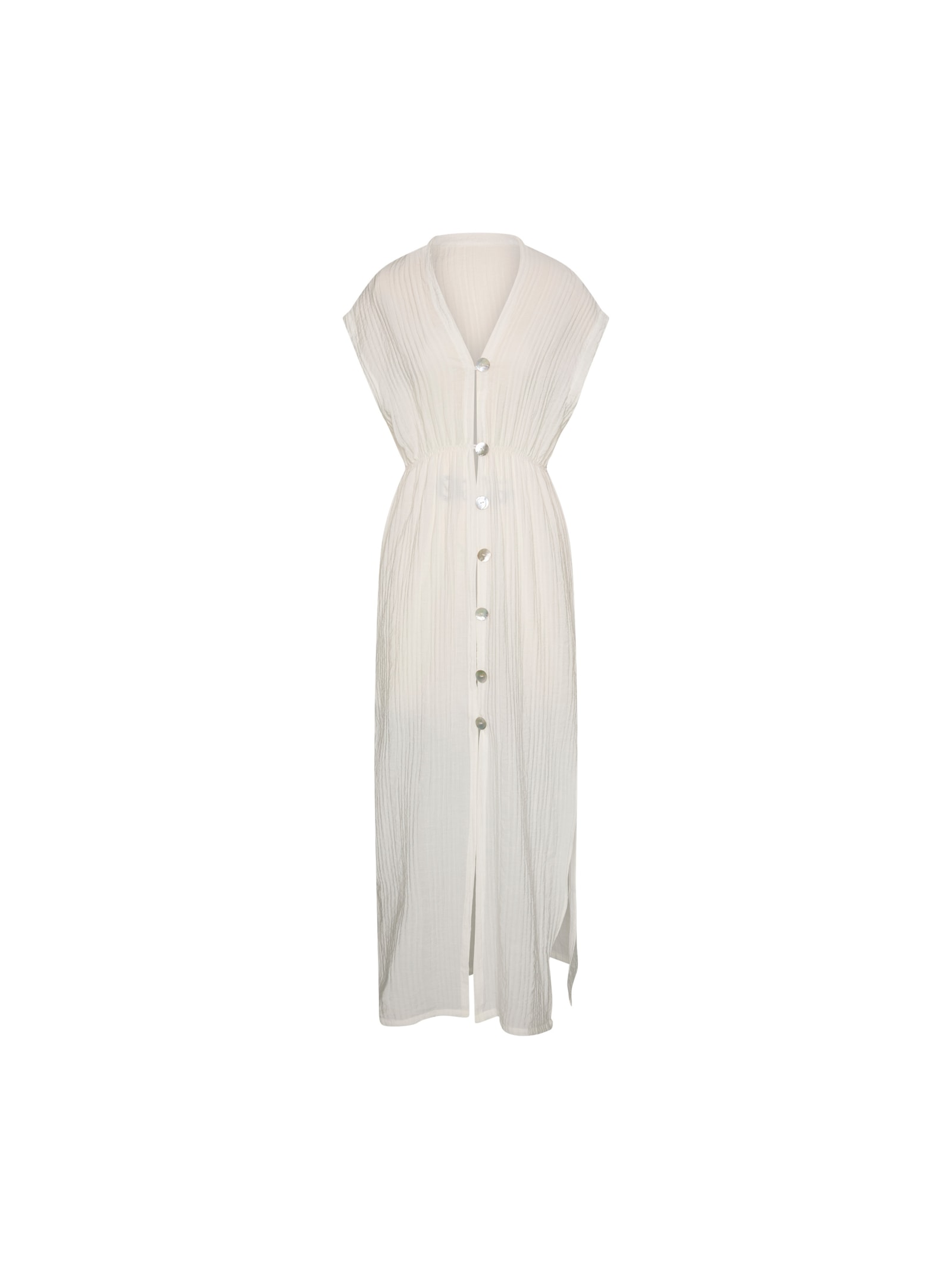 saída manga curta mykonos rayon off white Suntime