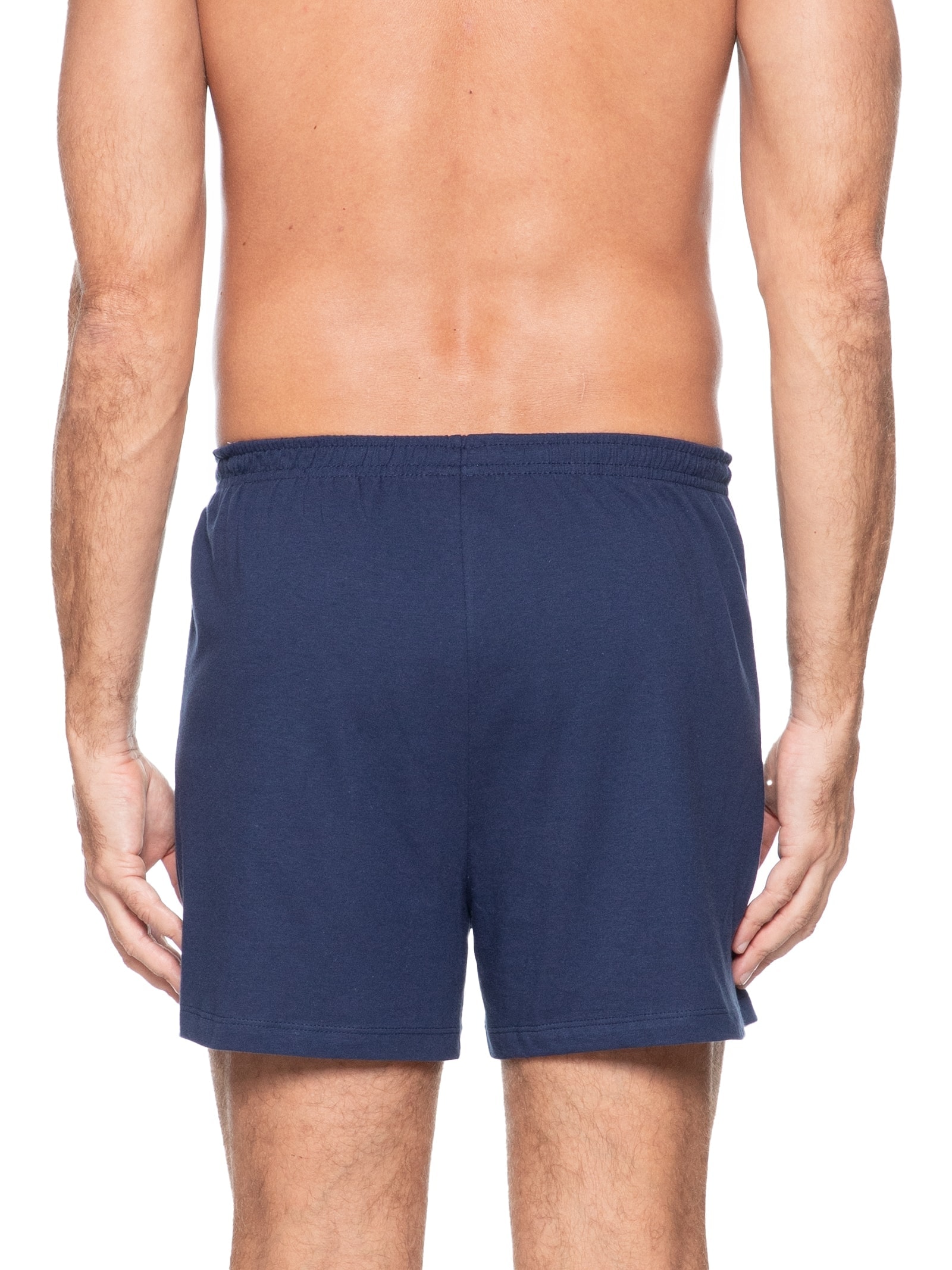Samba Calção Lisa 100% Algodão Azul Hering Intimates