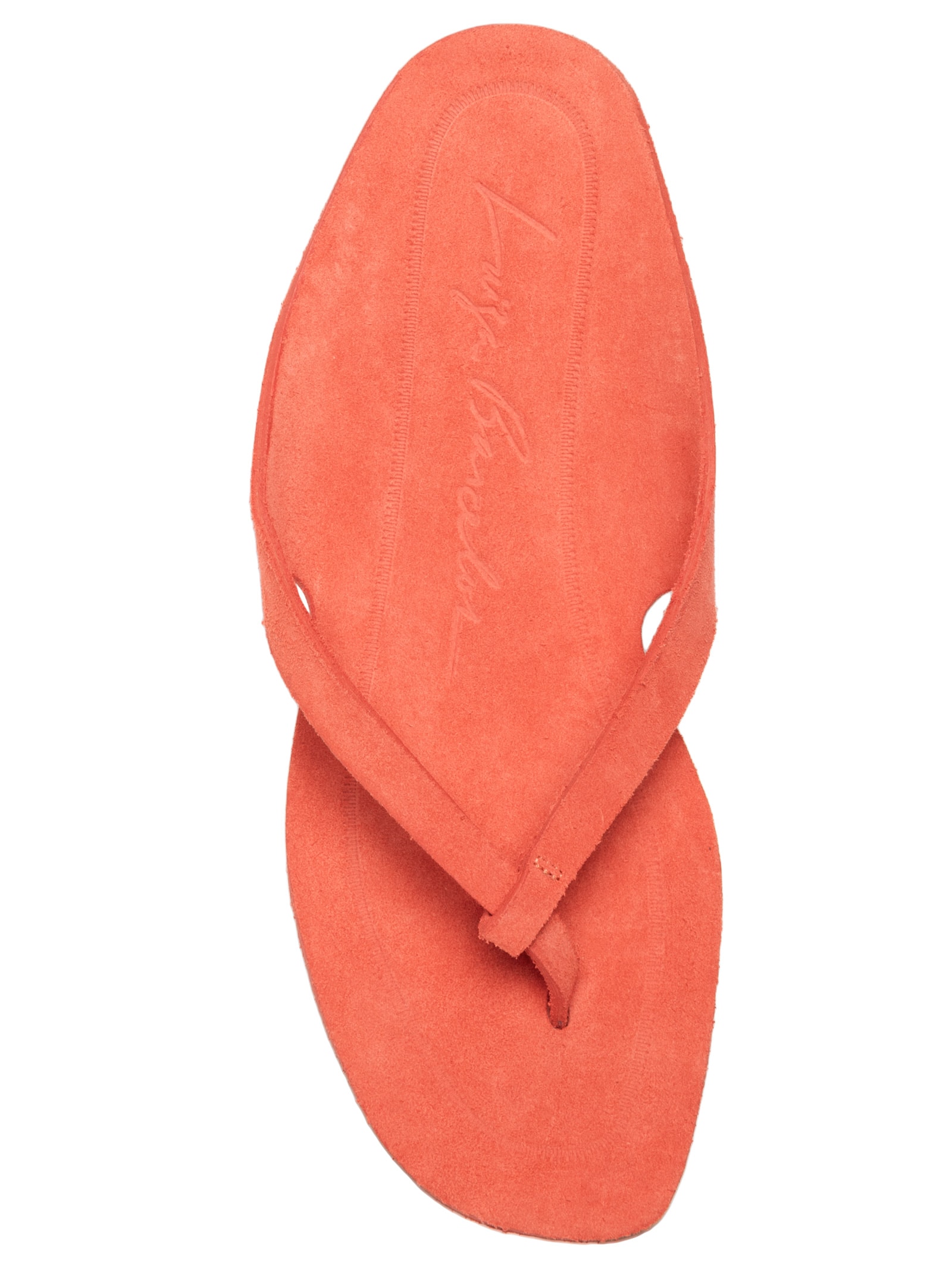 Sandália Camurça Feminina – Laranja Luiza Barcelos