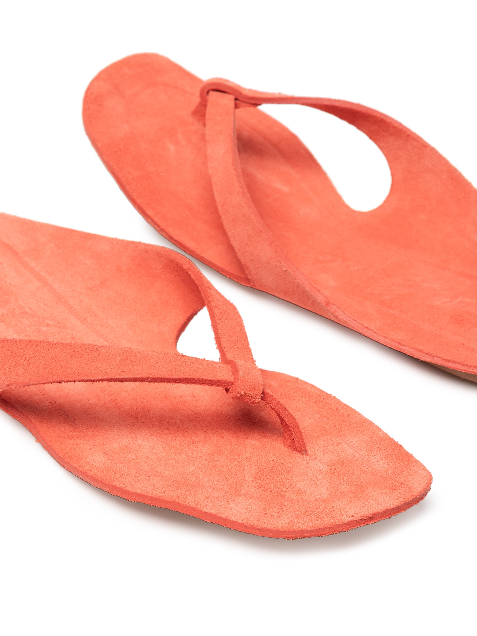 Sandália Camurça Feminina – Laranja Luiza Barcelos