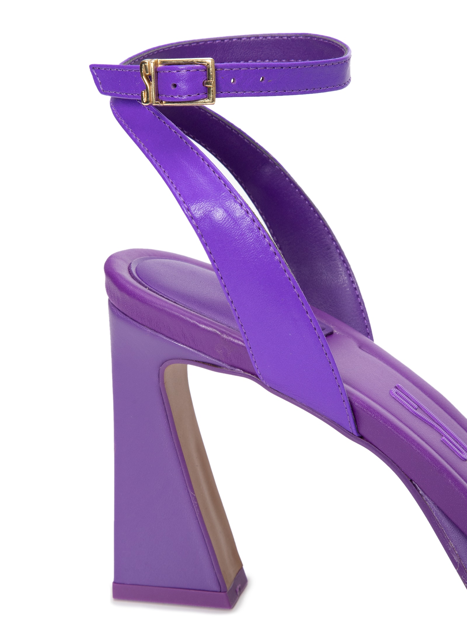 Santa Lolla - Sandália Couro Nobre Soft - Roxo