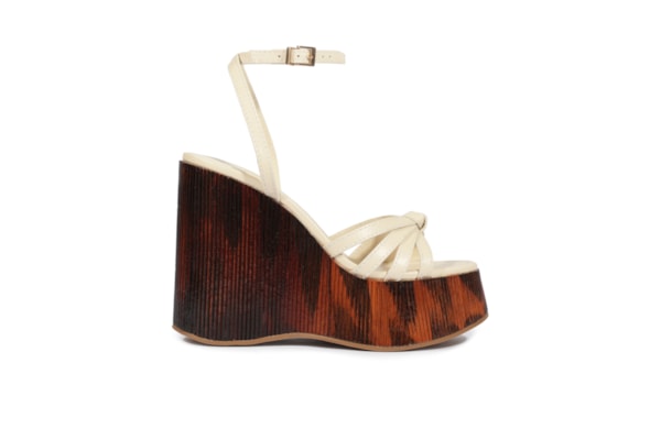 Sandália Feminina Anabela - Branco