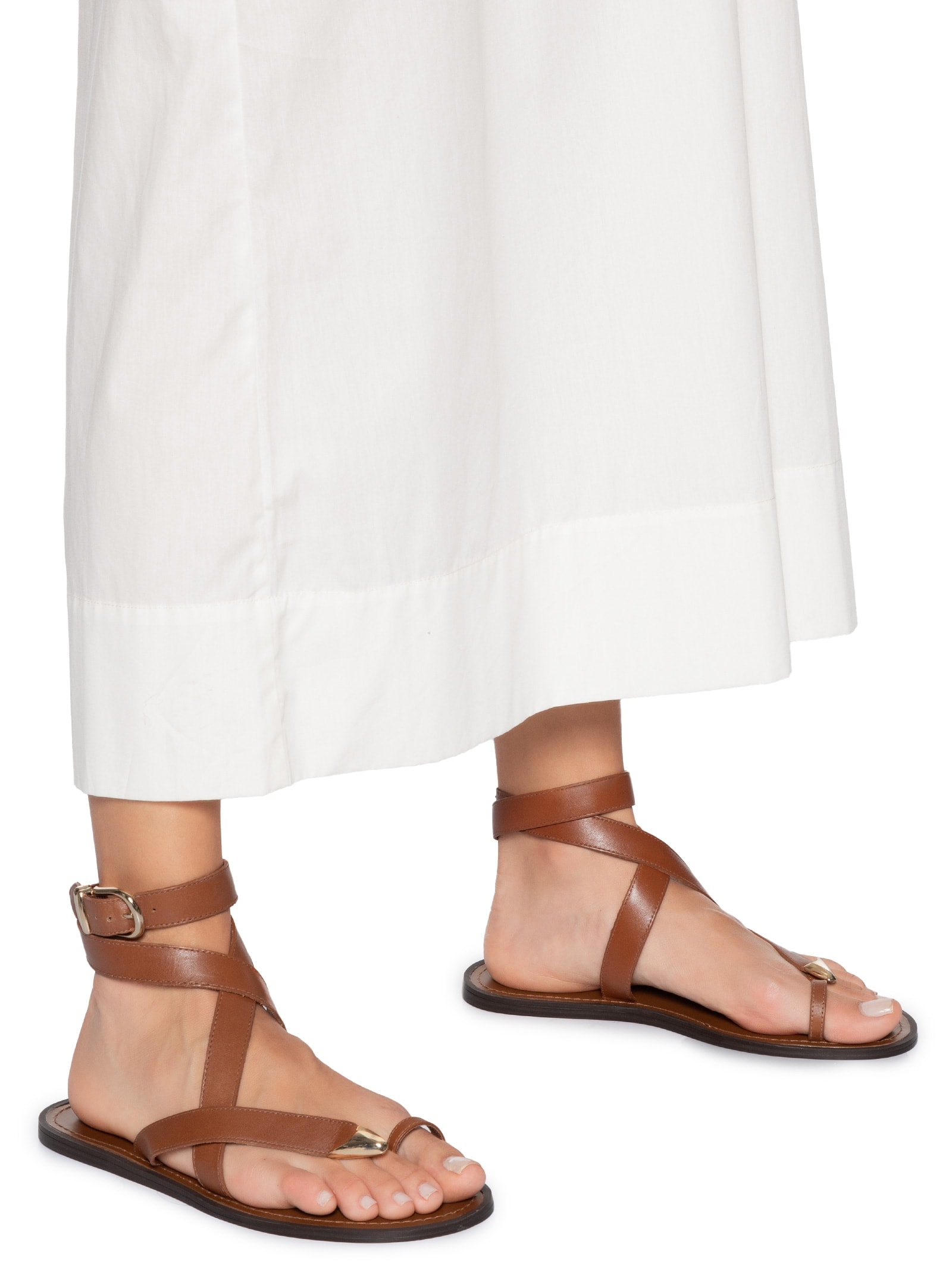 Sandália Feminina Atanado Soft Marrom Arezzo