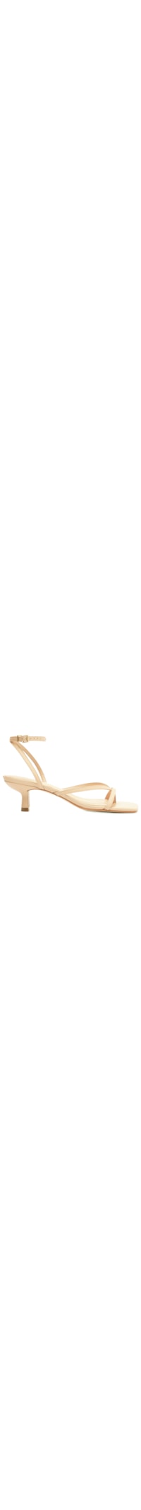 Sandália Feminina Bold II Salto Fino Baixo - Off White
