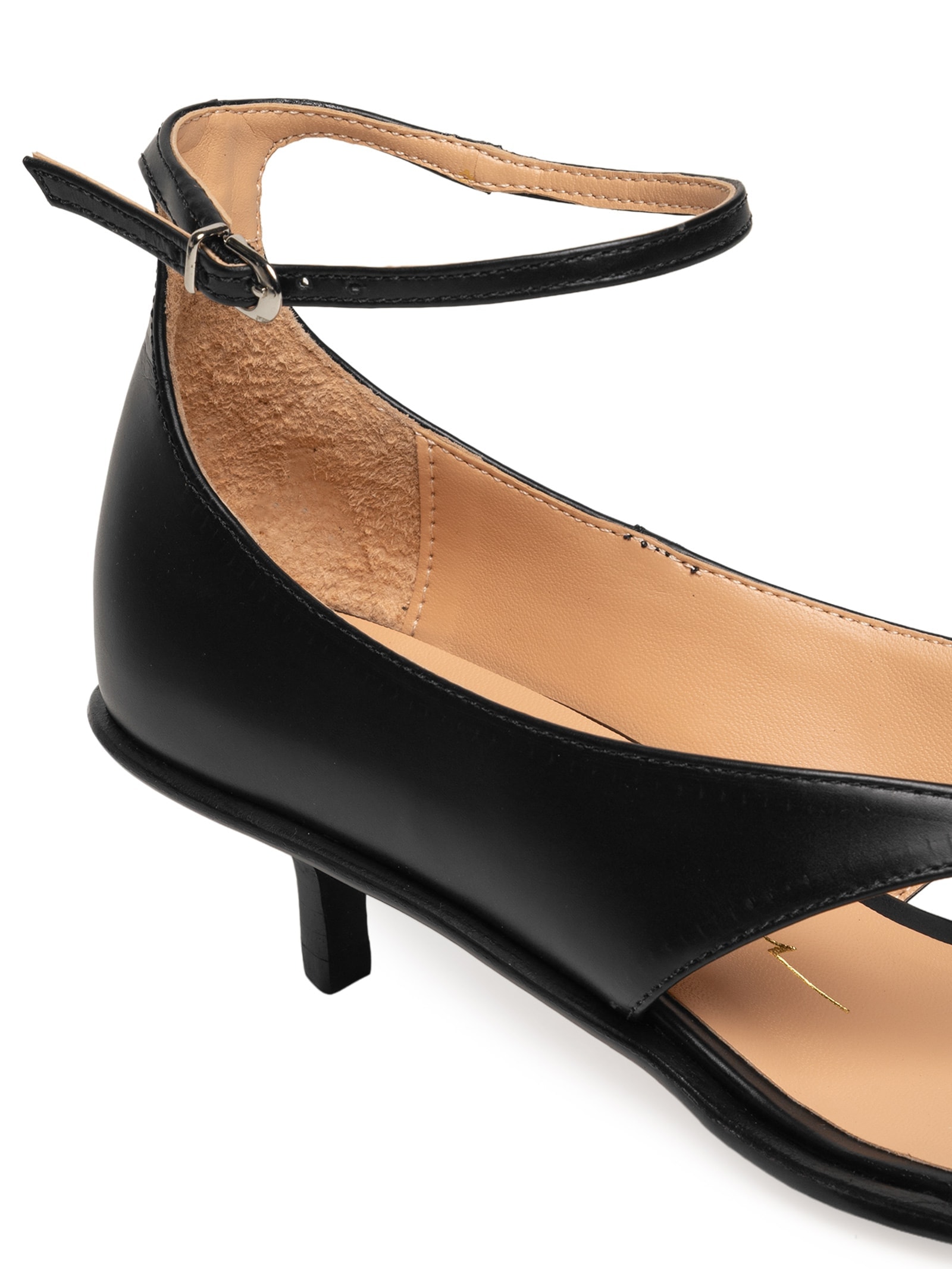 Sandália Feminina Box Leather Preto Luiza Barcelos
