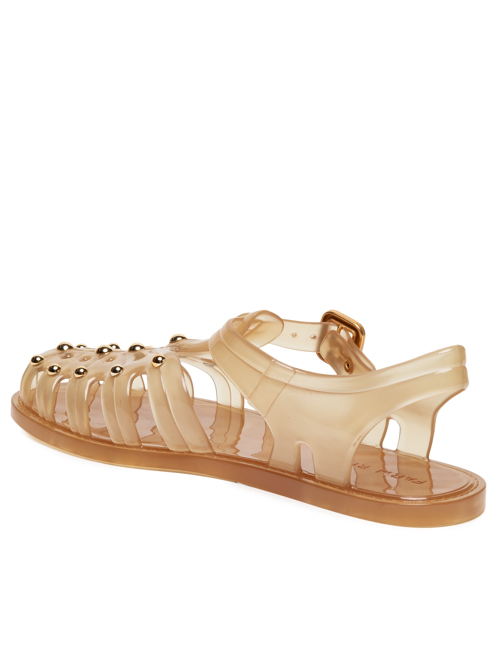 Sandália Feminina Cabedal Pvc Bege Farm Rio