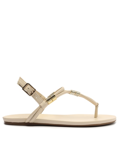 Sandália Feminina Calc-ssr Eco Fontana – Branco