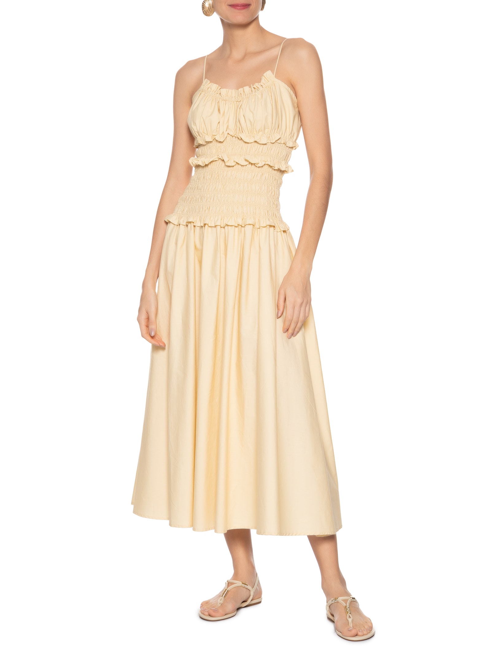 Sandália Feminina Calc-ssr Eco Fontana Branco Arezzo