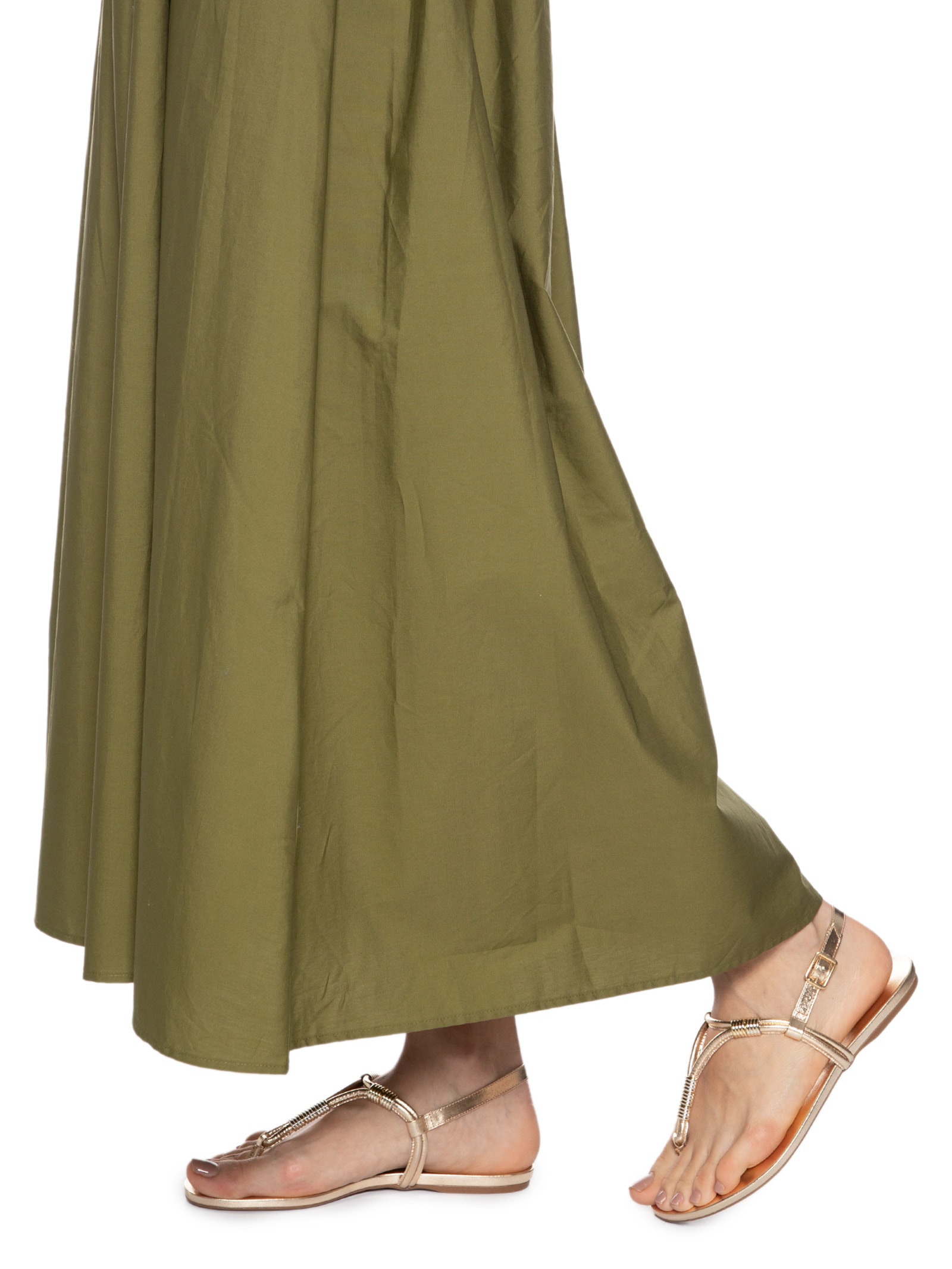 Sandália Feminina Calc-ssr Eco Fontana Dourado Arezzo