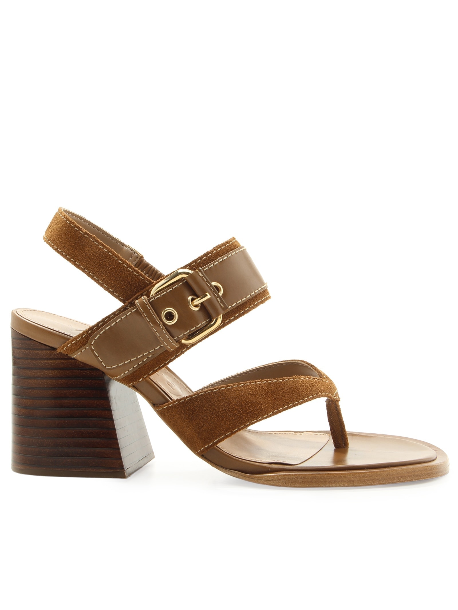 Sandália Feminina Cardigan Camurça Marrom Vicenza
