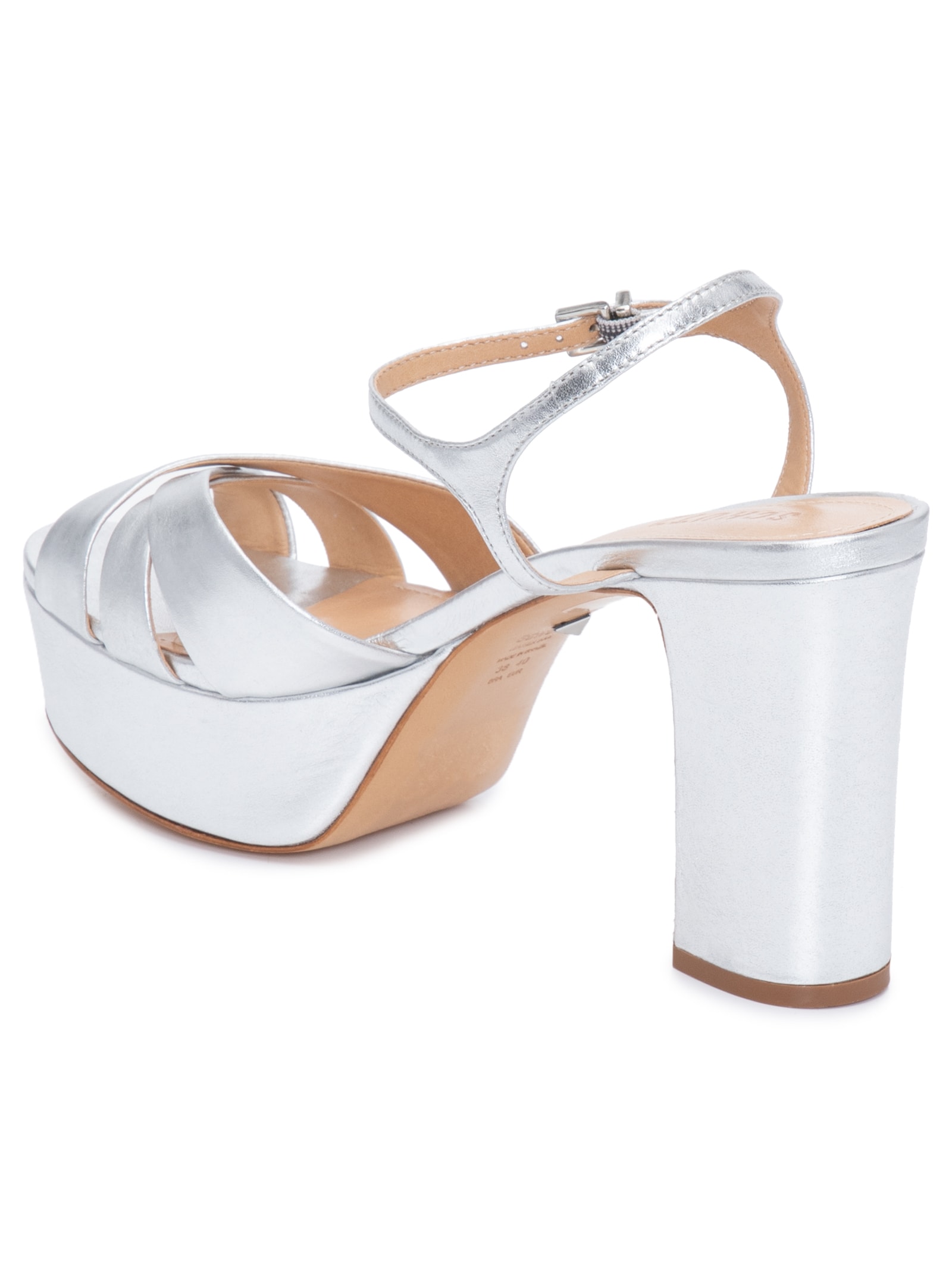 Sandália Feminina Carrie Prata Schutz