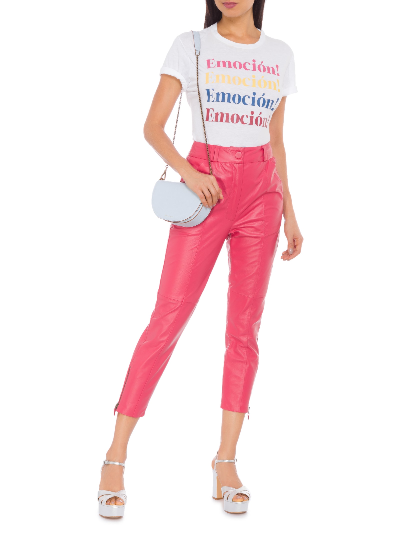 Sandália Feminina Carrie Prata Schutz