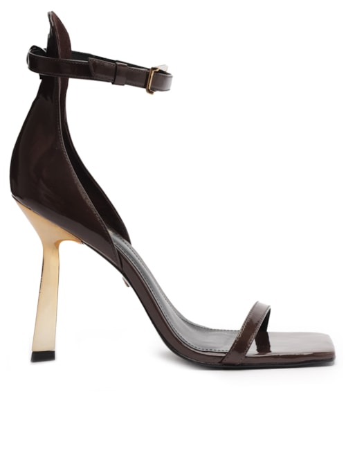 Sandália Feminina Ciara Couro – Marrom