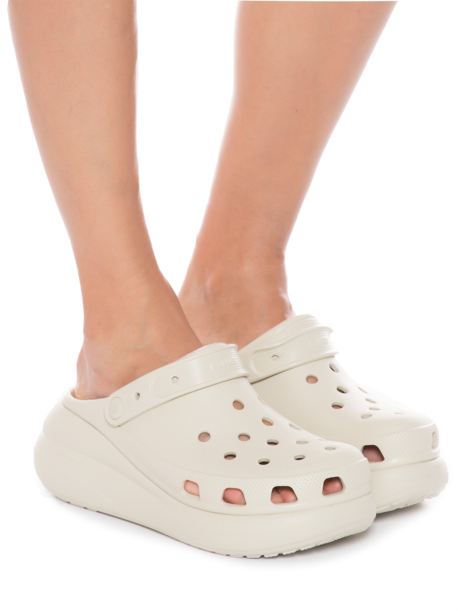 Sandália Feminina Classic Crush Bege Crocs