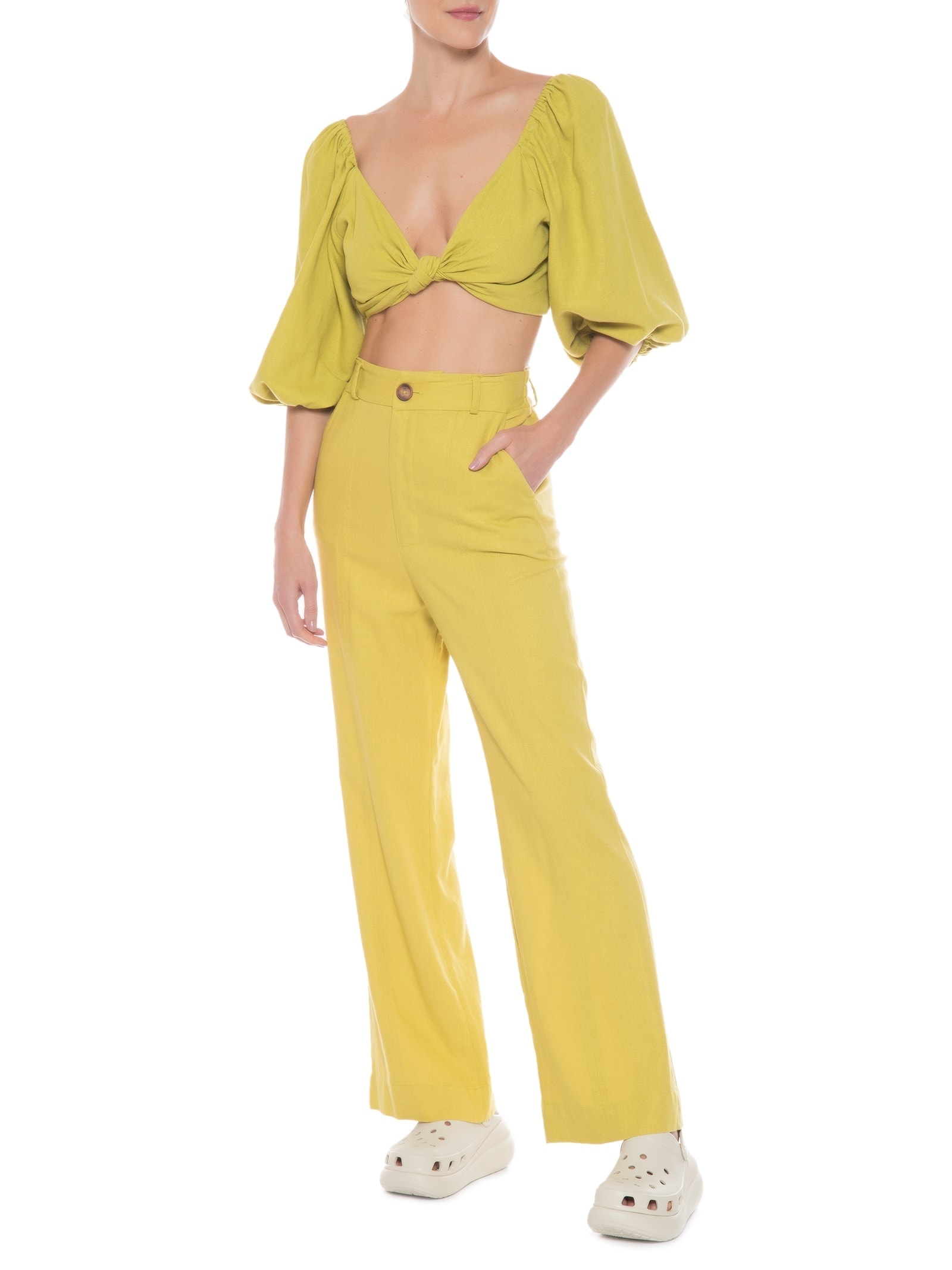 Sandália Feminina Classic Crush Bege Crocs