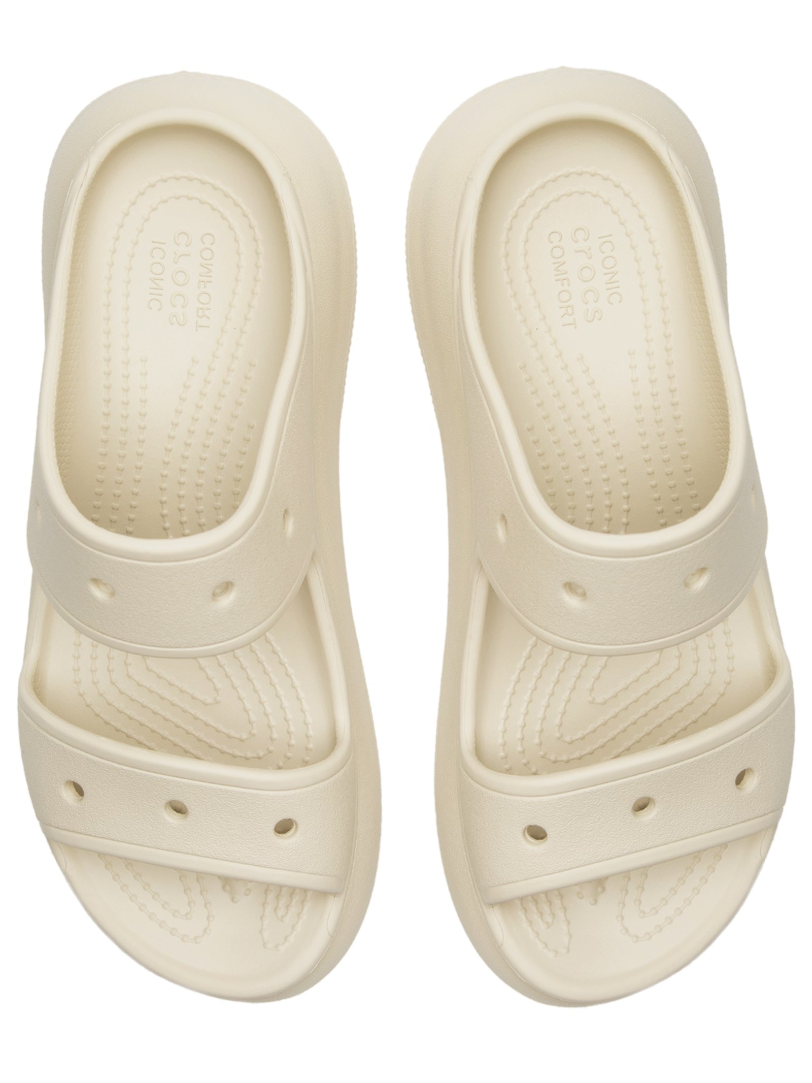 Sandália Feminina Classic Crush Sandal Bege Crocs