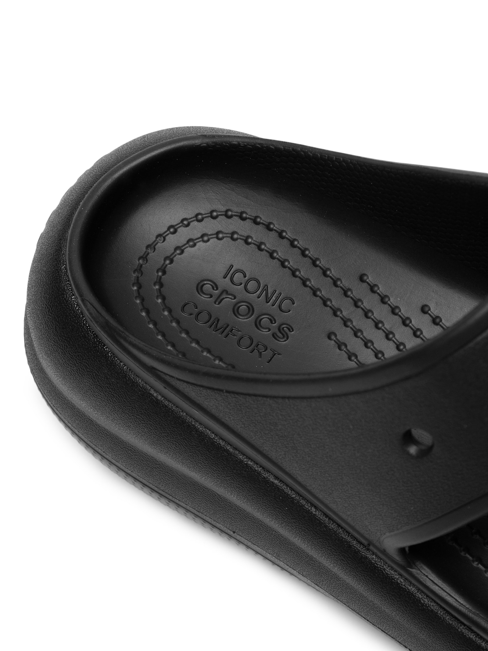 Crocs - Sandália Feminina Classic Crush Sandal - Preto