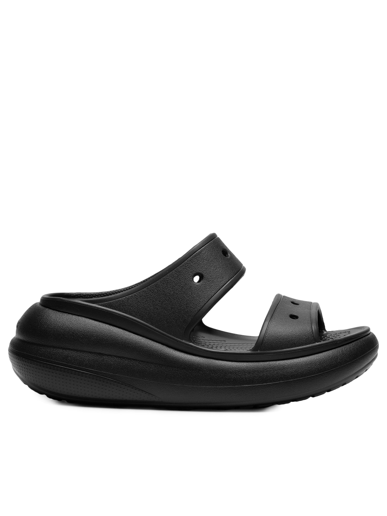 Crocs - Sandália Feminina Classic Crush Sandal - Preto