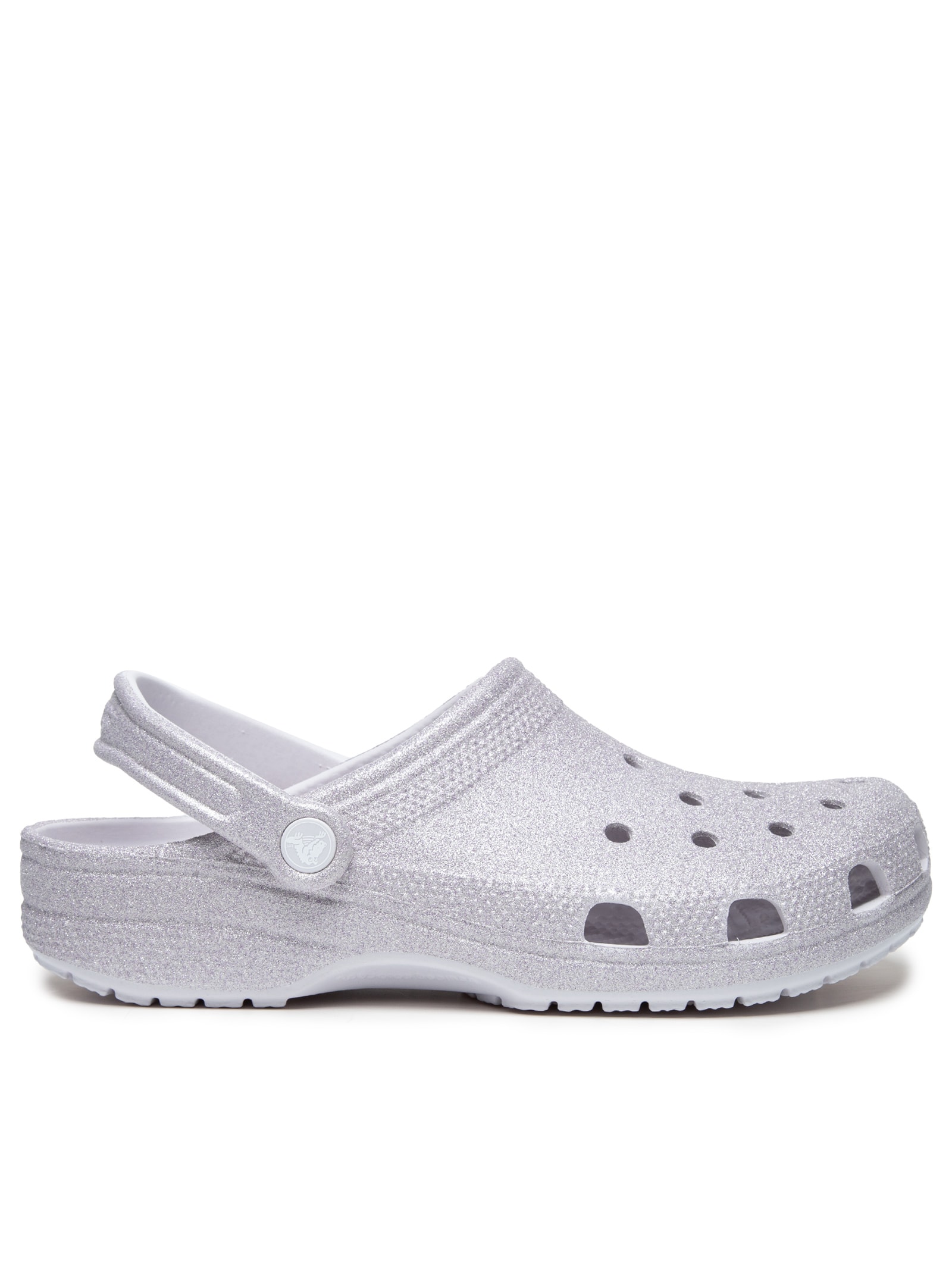 Sandália Feminina Classic Glitter Clog Branco Crocs