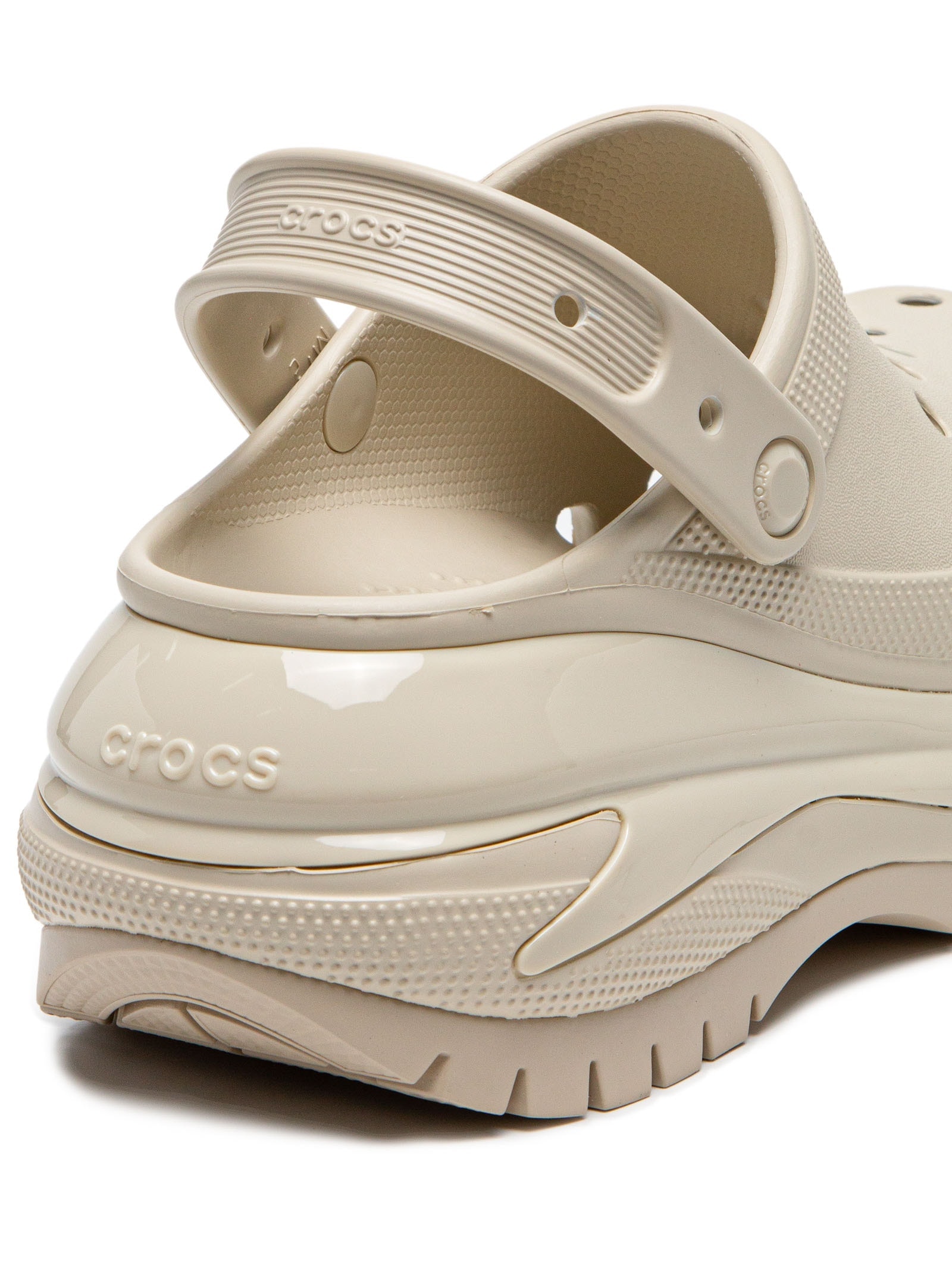 Sandália Feminina Classic Mega Crush Clog Bege Crocs