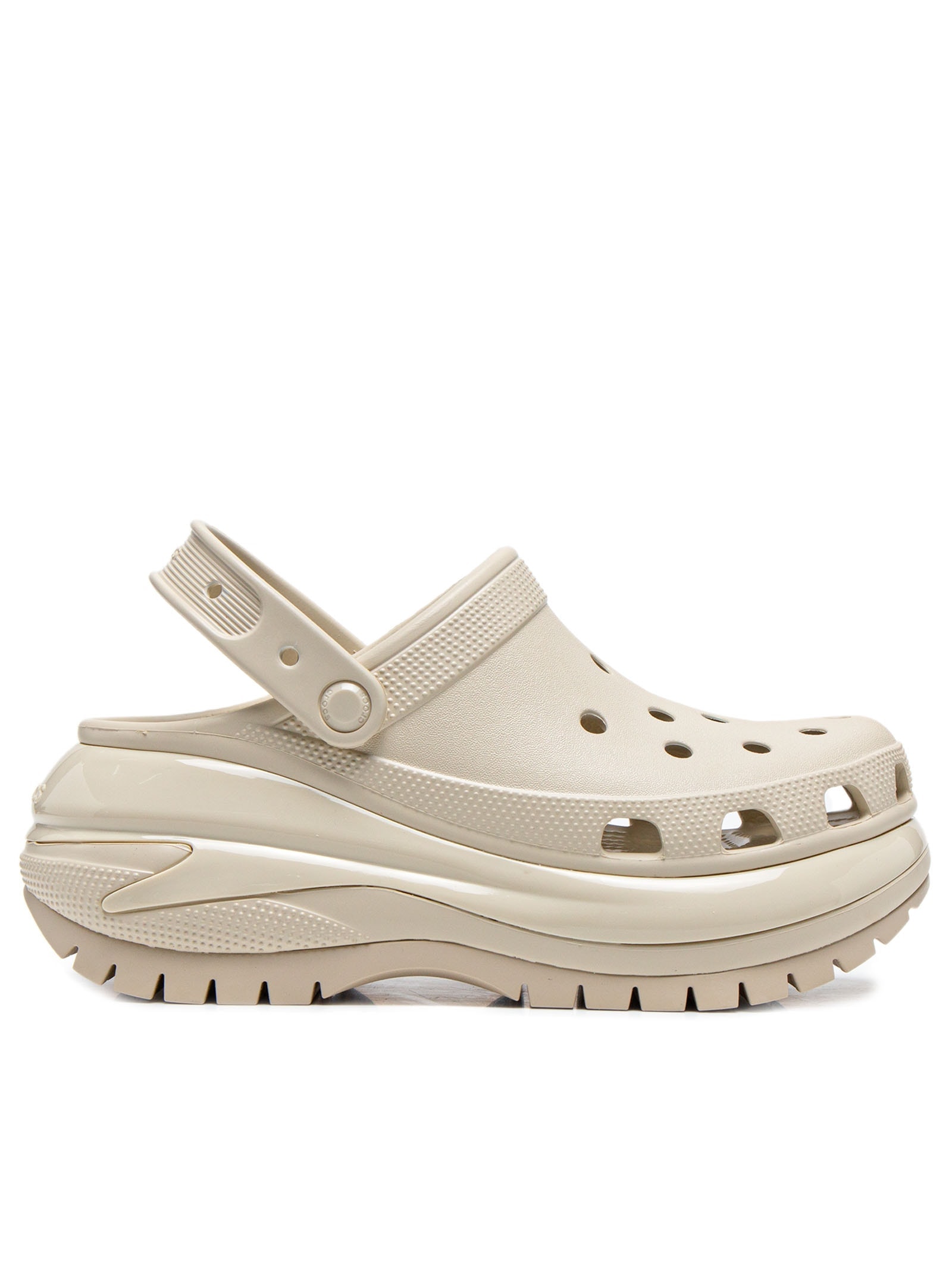 Sandália Feminina Classic Mega Crush Clog Bege Crocs