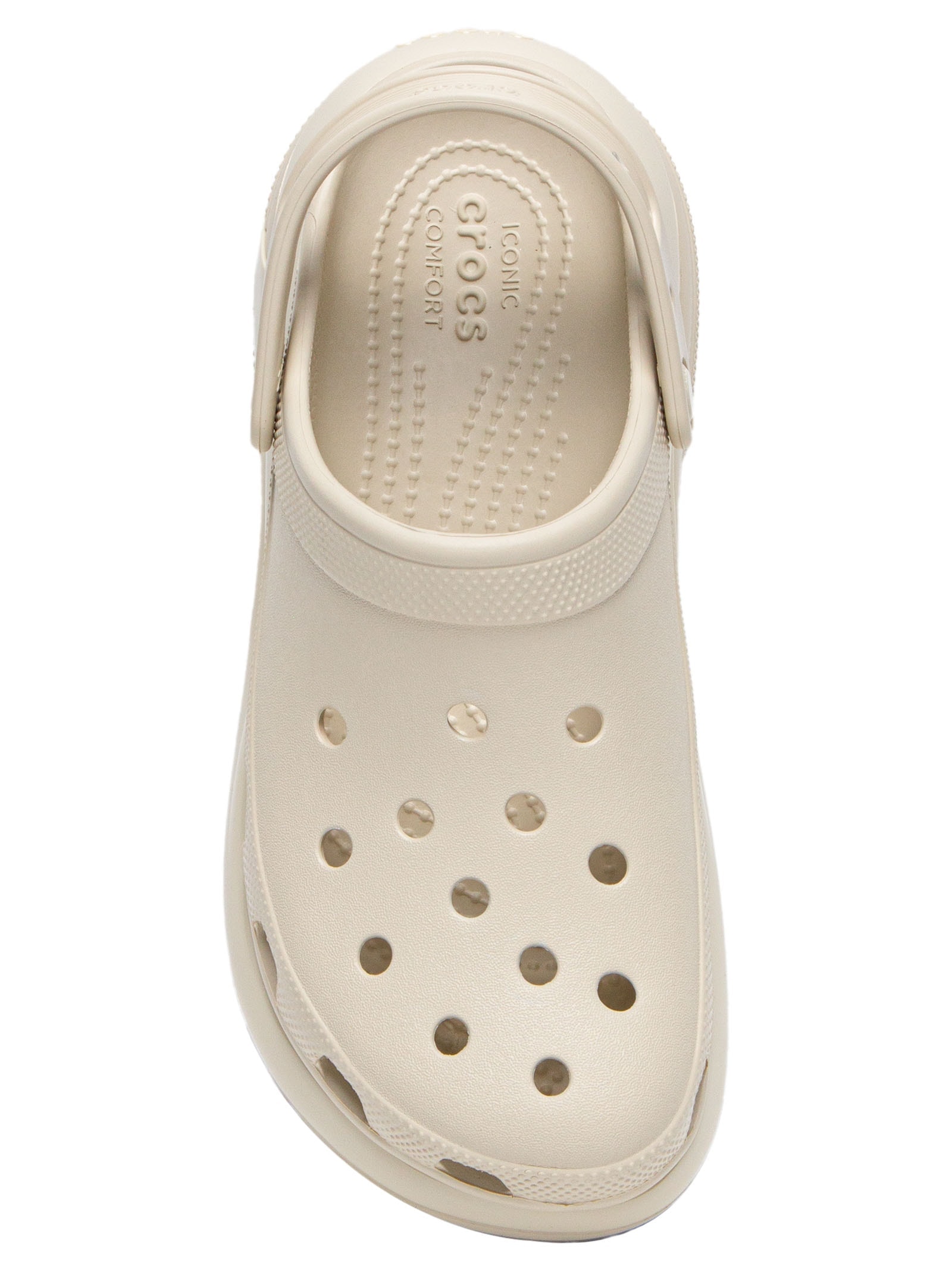 Sandália Feminina Classic Mega Crush Clog Bege Crocs