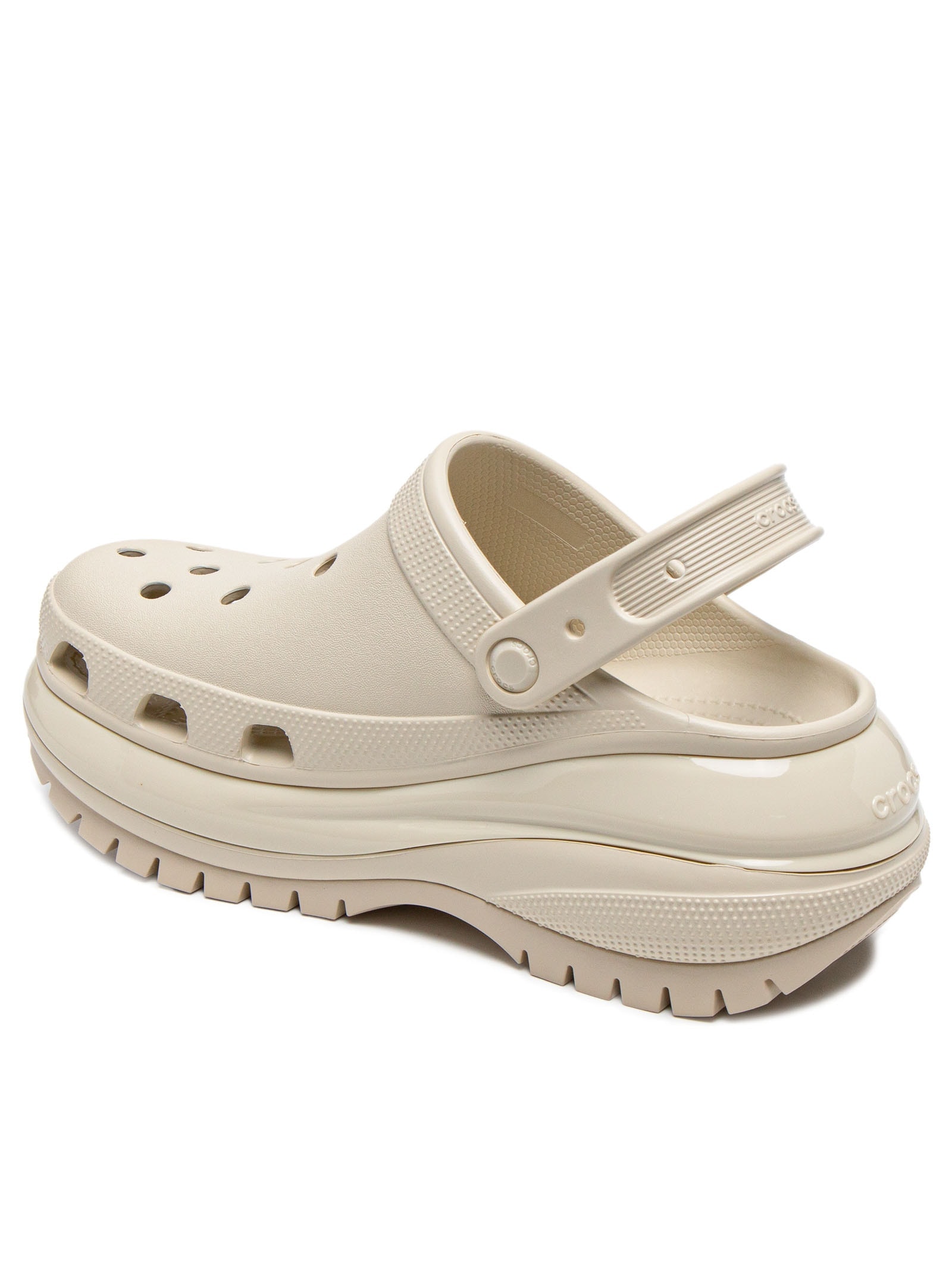 Sandália Feminina Classic Mega Crush Clog Bege Crocs